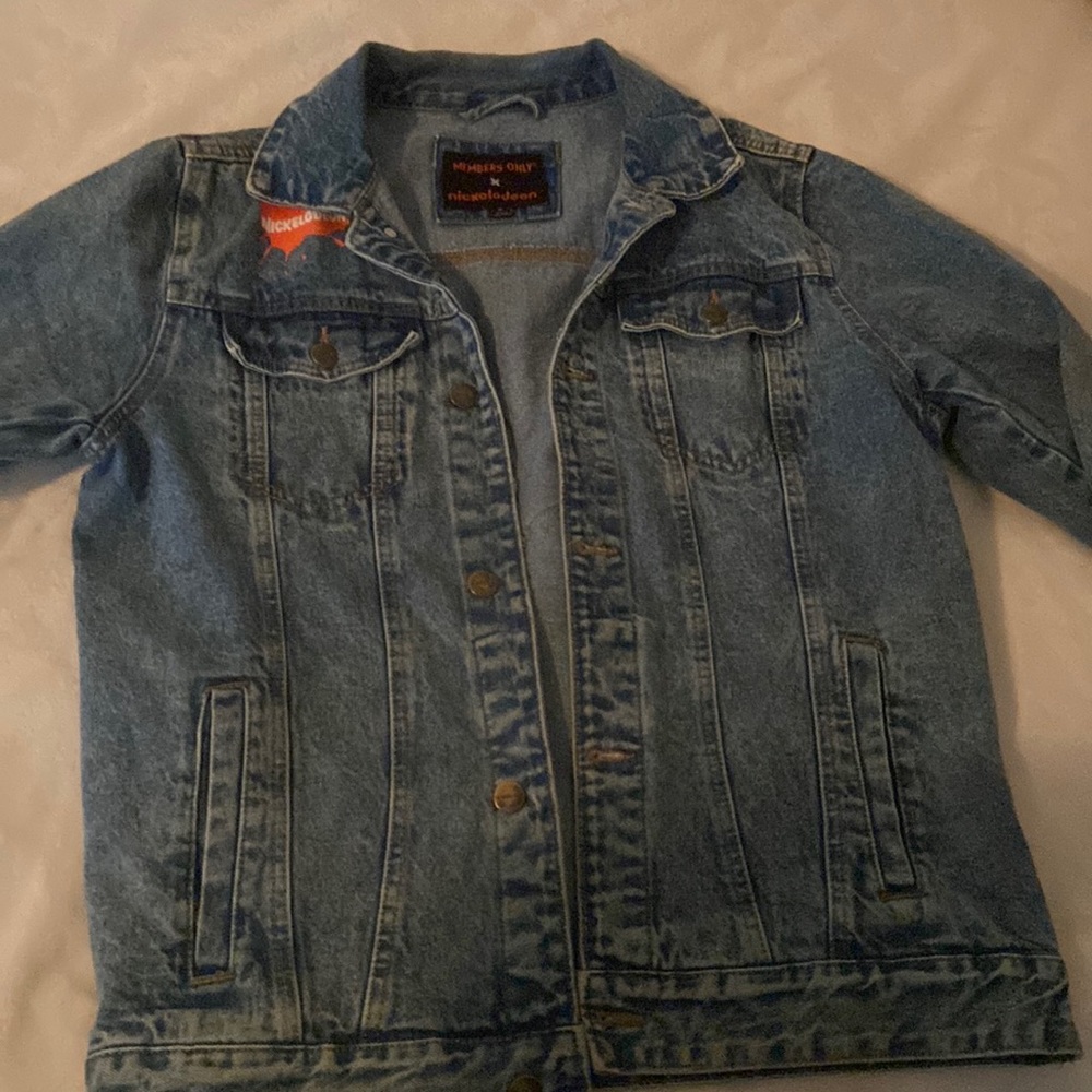 Members only x Nickelodeon Jean jacket
